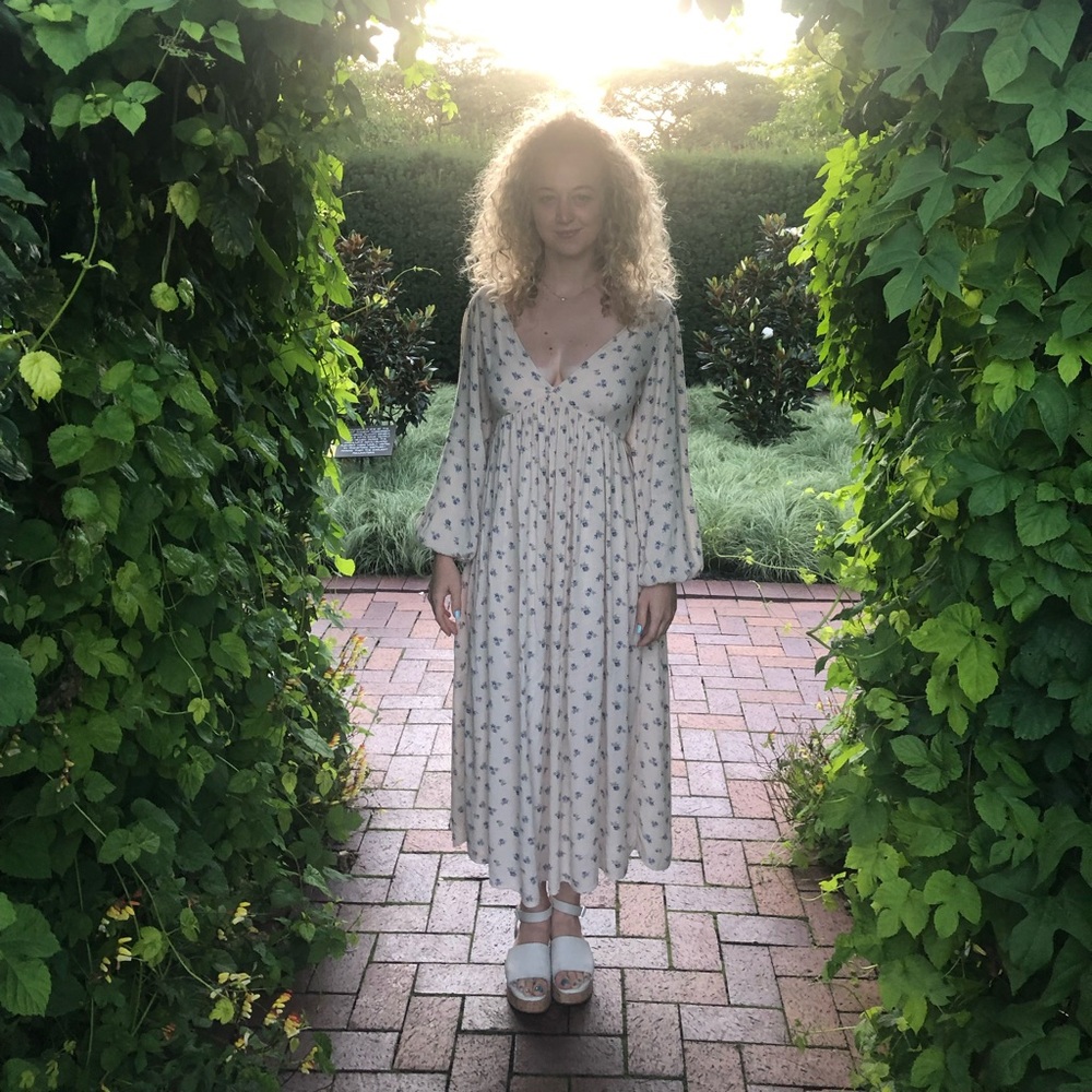 Urban Outfitters Cottagecore Floral Maxi Dress